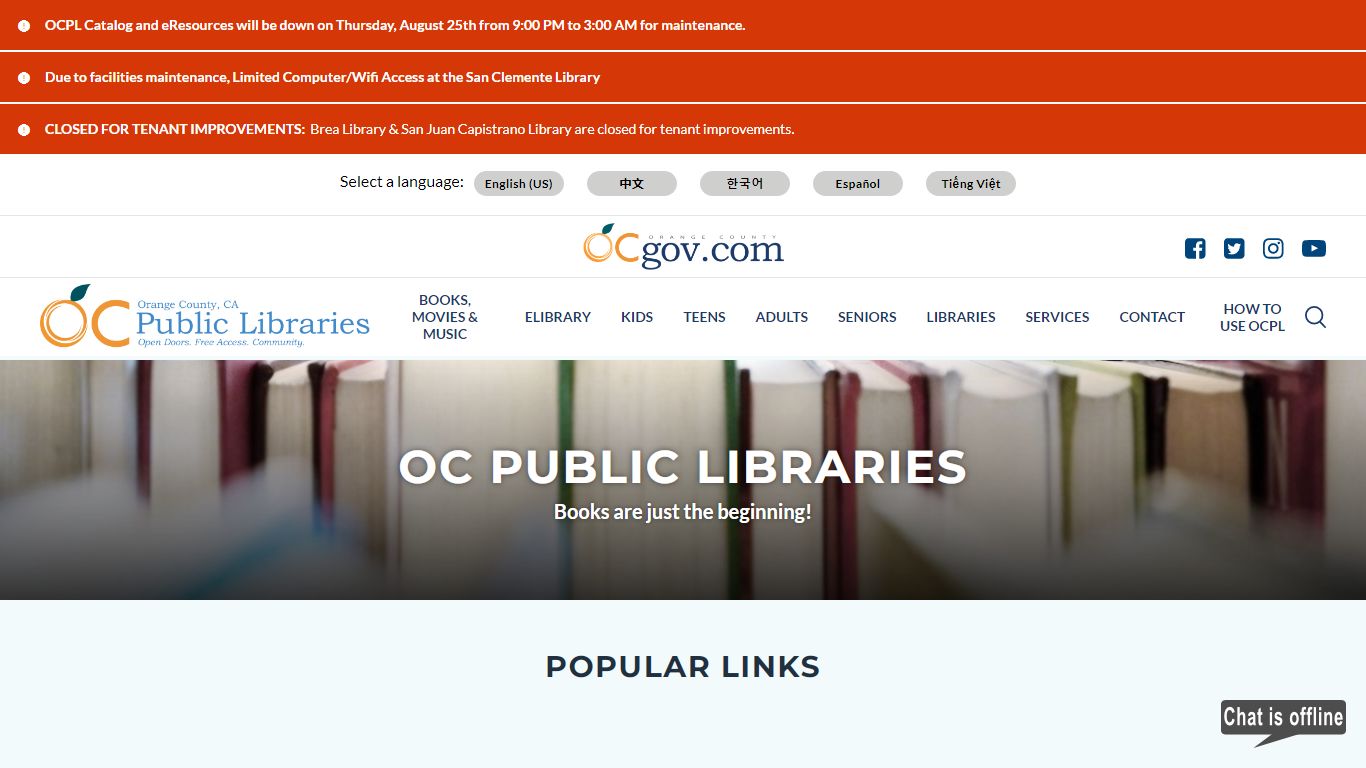 Home Page | OC Public Libraries - ocpl.org
